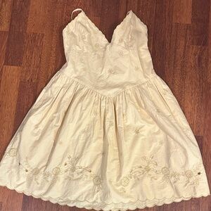 Zara Butter Yellow Spring Dress